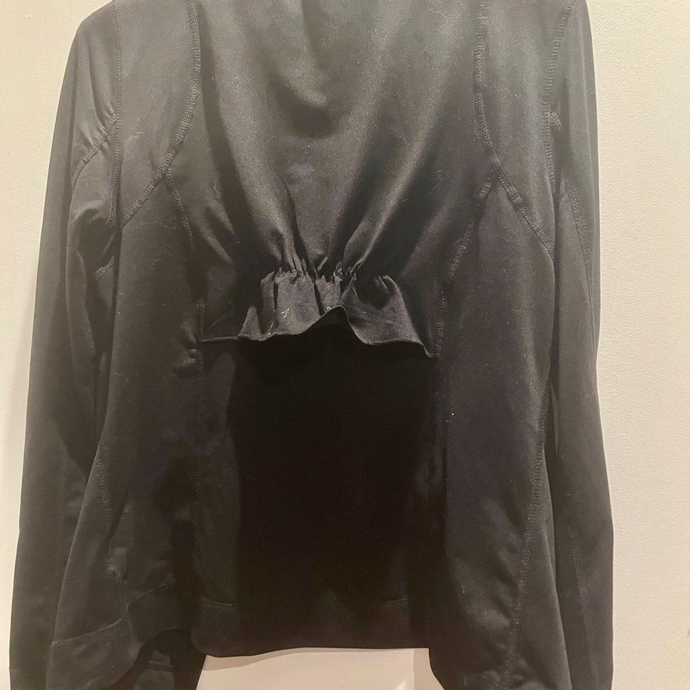 Plain Black, Lightweight Exercise Jacket - image 2